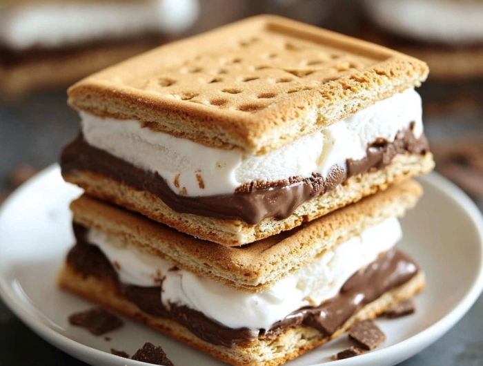 S’mores Ice Cream Sandwiches