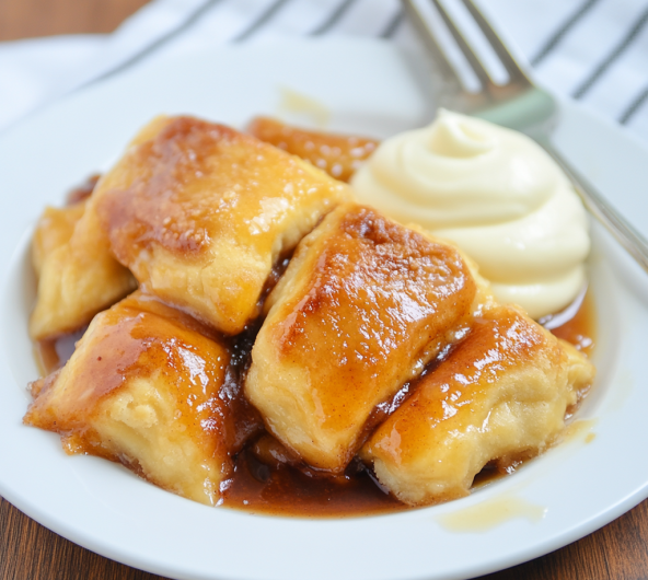 Easy Amazing Peach Dumplings