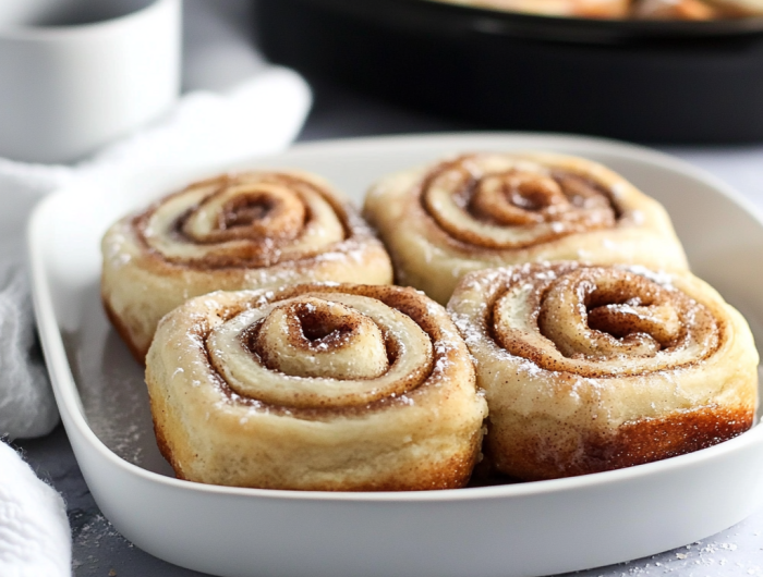 Easy Cinnamon Rolls Without Yeast