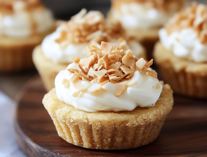 Easy Coconut Cream Pie Cookie Cups