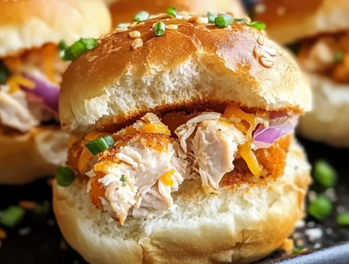 Easy Crack Chicken Sliders