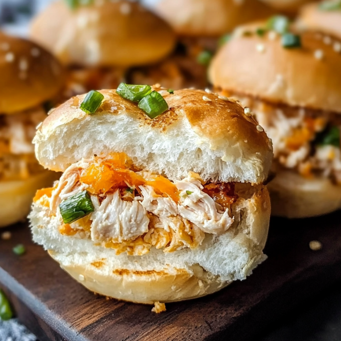 Easy Crack Chicken Sliders