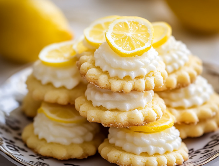 Easy Lemon Cookies with Lemon Cream