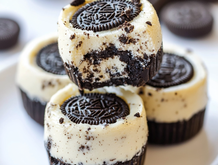 Easy Mini Oreo Cheesecake Bites