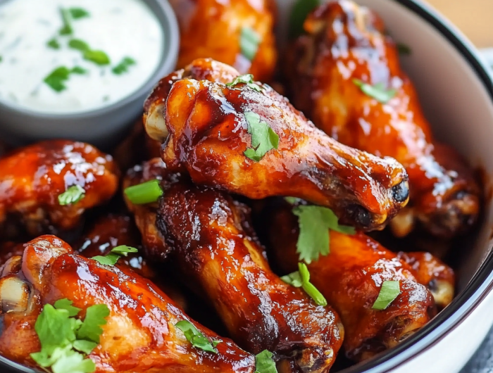 Easy Oven BBQ Chicken Wings