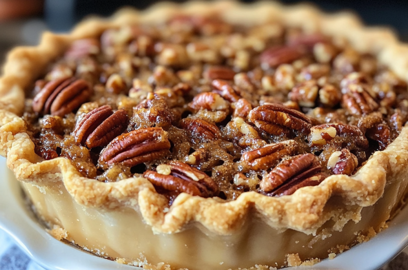 Easy Pecan Pie with Streusel Topping