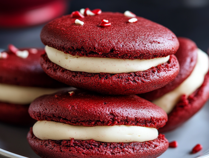 Easy Red Velvet Whoopie Pies