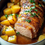 Easy Slow Cooker Pineapple Pork Loin