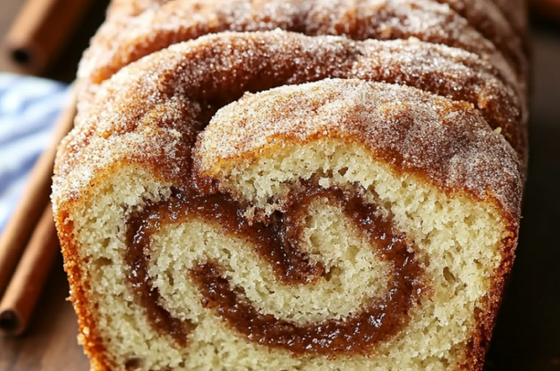 Easy Cinnamon Swirl Donut Bread