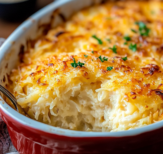 Easy Copy Cat Cracker Barrel Hashbrown Casserole