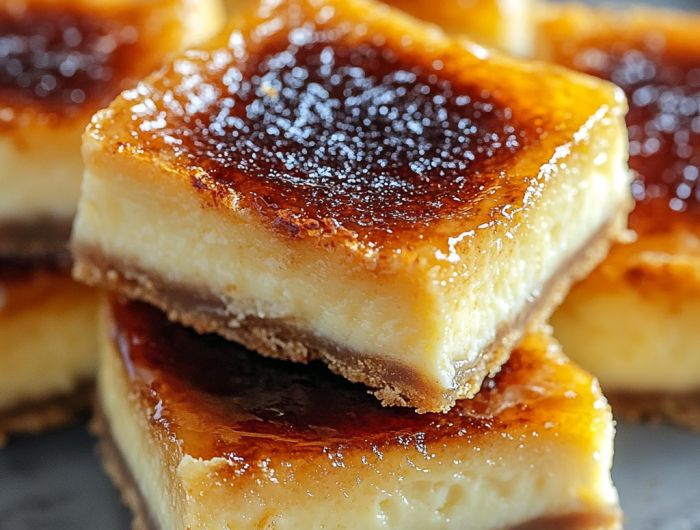 Easy Crème Brûlée Cheesecake Bars