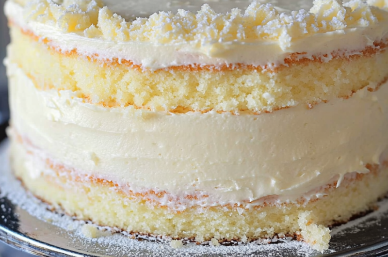 Easy Fluffy White Velvet Cake