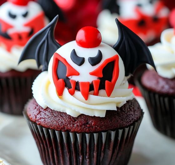 Easy Dracula Cupcakes Recipe