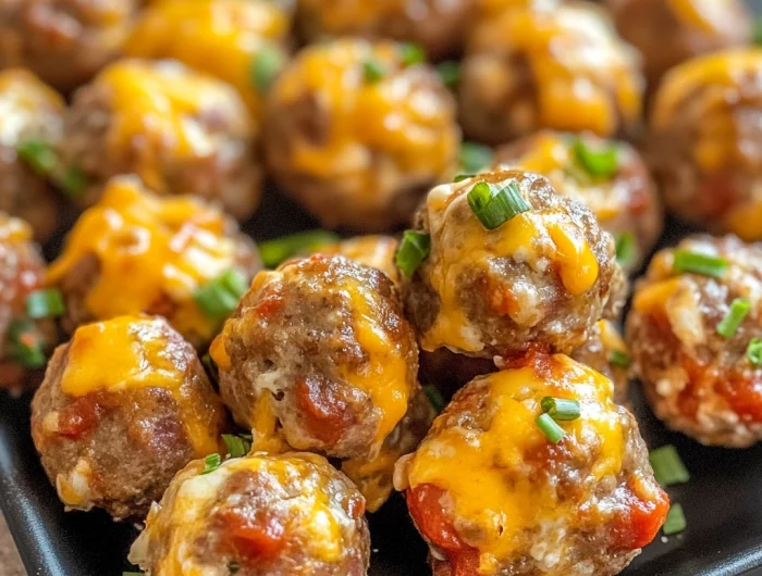 Easy Rotel Cream Cheese Sausage Balls