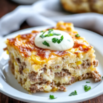 Easy Sausage Hashbrown Breakfast Casserole