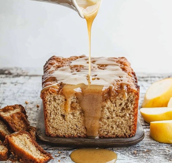 Easy Moist Salted Caramel Banana Bread