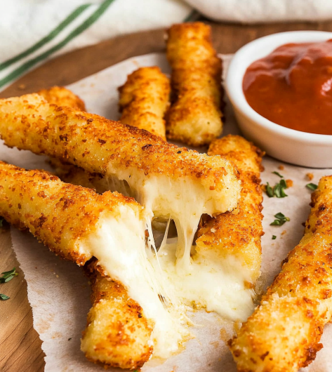 Easy Mozzarella Cheese Sticks