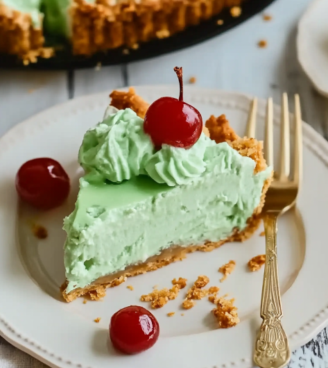 Easy Shamrock Shake Pie