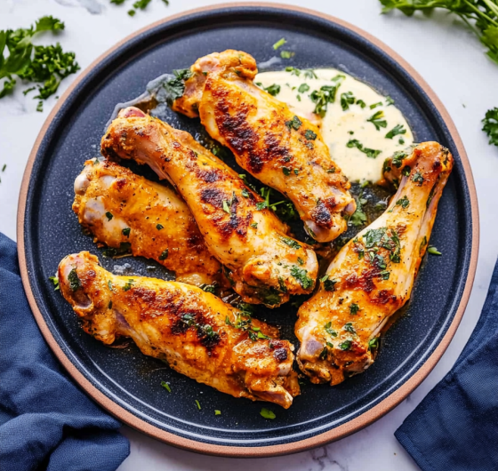 Easy Oven Baked Turkey Wings