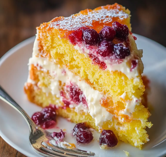 Easy Cranberry Orange Cake