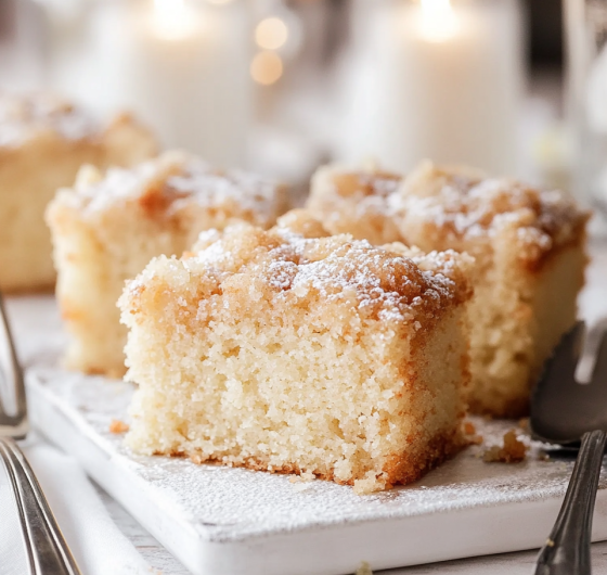 Easy Eggnog Crumb Cake