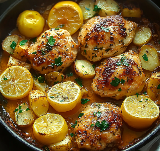 Easy Greek Lemon Chicken and Potatoes