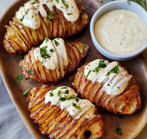 Easy Hasselback Potatoes