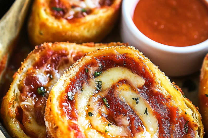 Easy Homemade Pepperoni Pizza Rolls