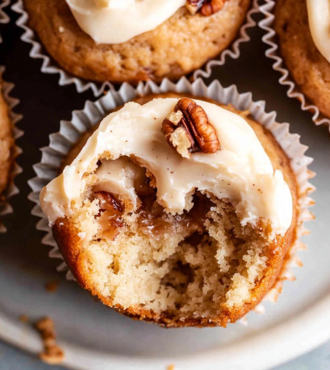 Easy Pecan Pie Cupcakes