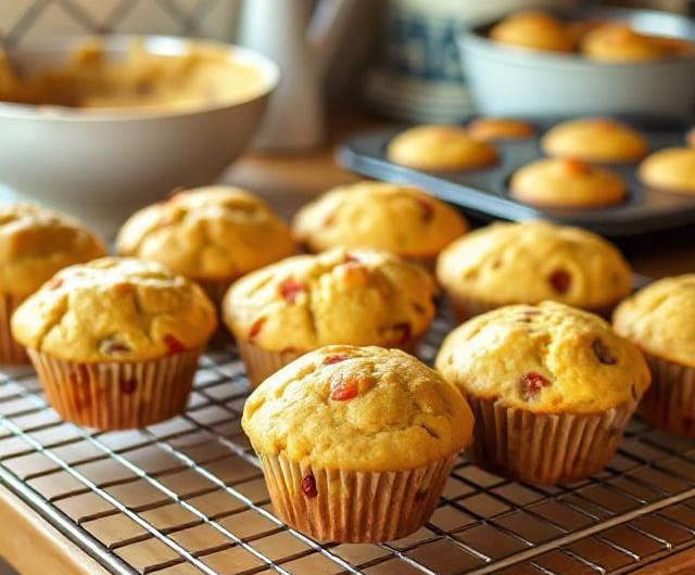 Easy Edith Bunker’s Fruit Cocktail Muffins