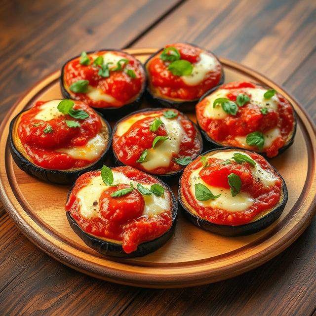 Easy Eggplant Pizzas