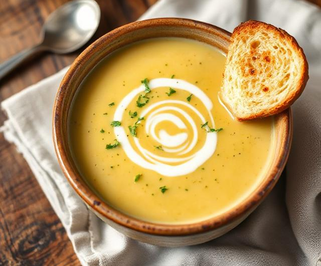 Easy Irish Potato and Leek Soup