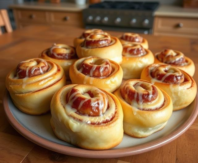 Easy Bread Crust Cinnamon Rolls