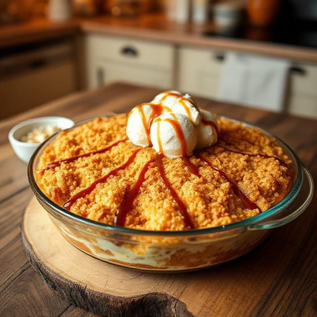 Easy Fried Ice Cream Casserole