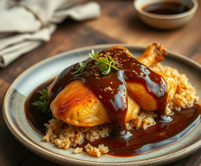 Easy Chicken with Mock Mole Sauce