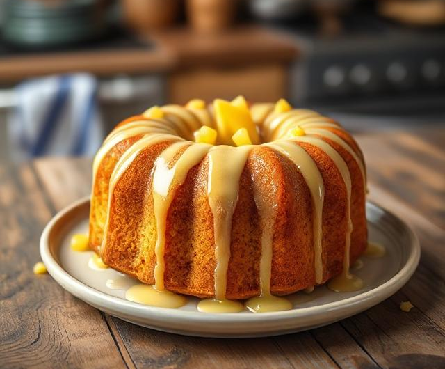 Easy Pineapple Juice Cake