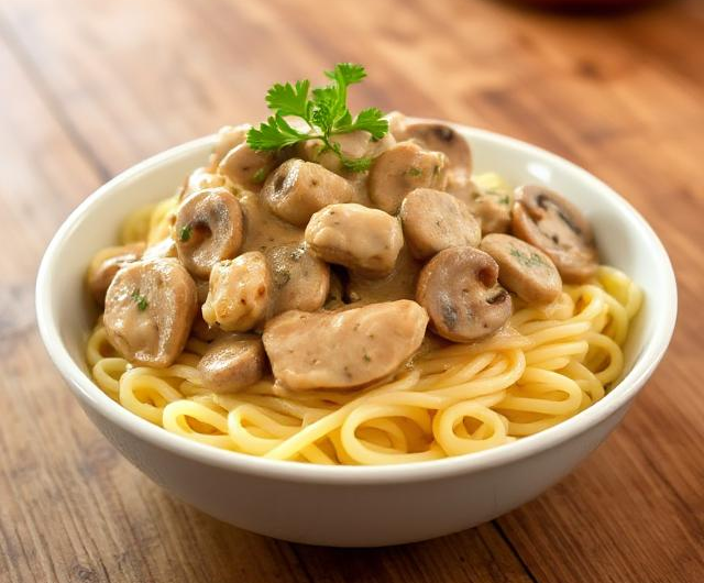 Easy Chicken Stroganoff