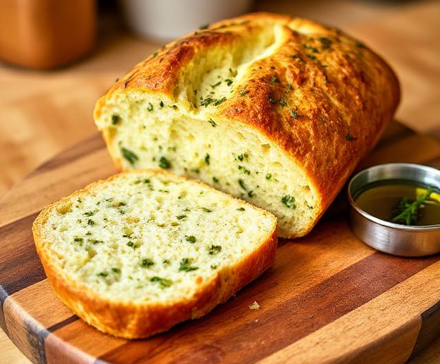 Easy Herb & Cheese Quick Bread