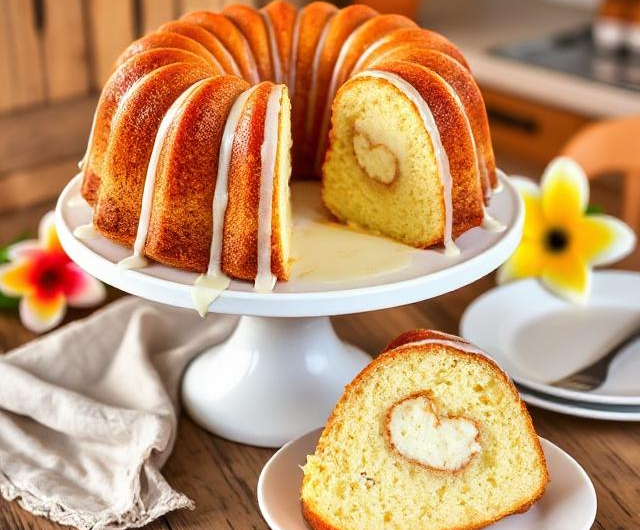 Easy Hawaiian Roll Bundt Cake