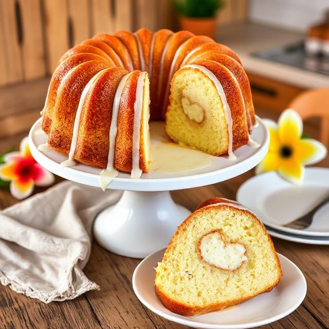 Easy Hawaiian Roll Bundt Cake