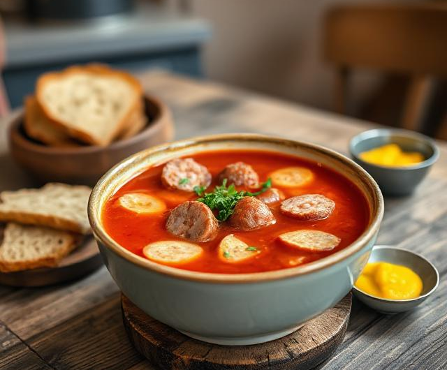 Easy Icelandic Pylsa Tomato Soup