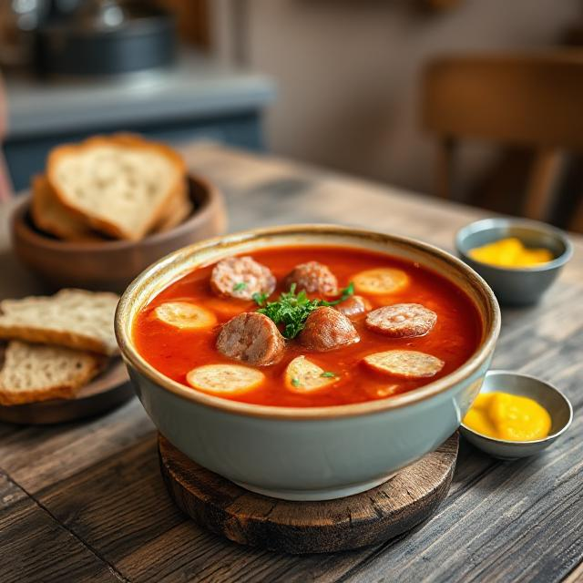 Easy Icelandic Pylsa Tomato Soup