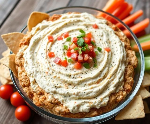 Easy Layered Greek Dip