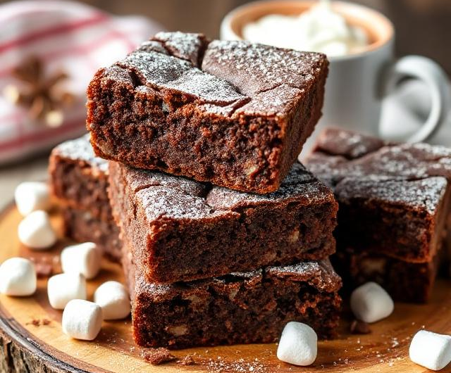 Easy Hot Cocoa Brownies