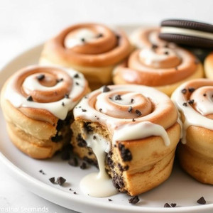 Easy Oreo Cinnamon Rolls