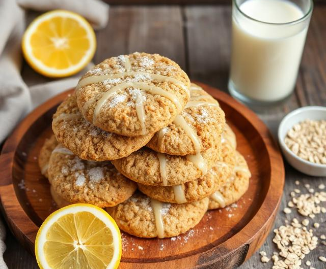 Easy Lemon Oatmeal Cookies