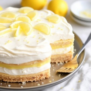 Easy No-Bake Lemon Eclair Cake