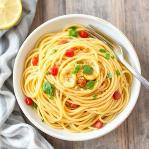 Easy Lemon Pepper Spaghetti