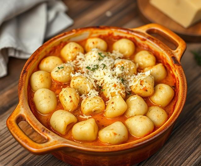 Easy Roman Gnocchi Bake