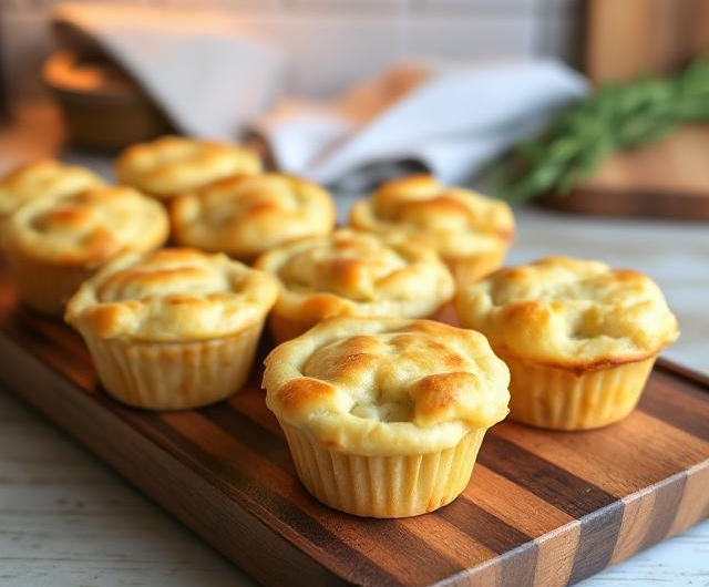 Easy Chicken Pot Pie Muffins